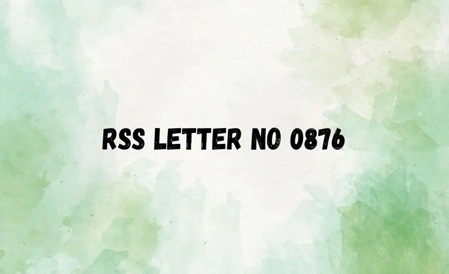 Rss Letter No 0876-Understanding, Information, & More