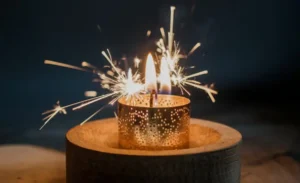 The Sparkspitter Candle - A Magical Glow For Modern Homes